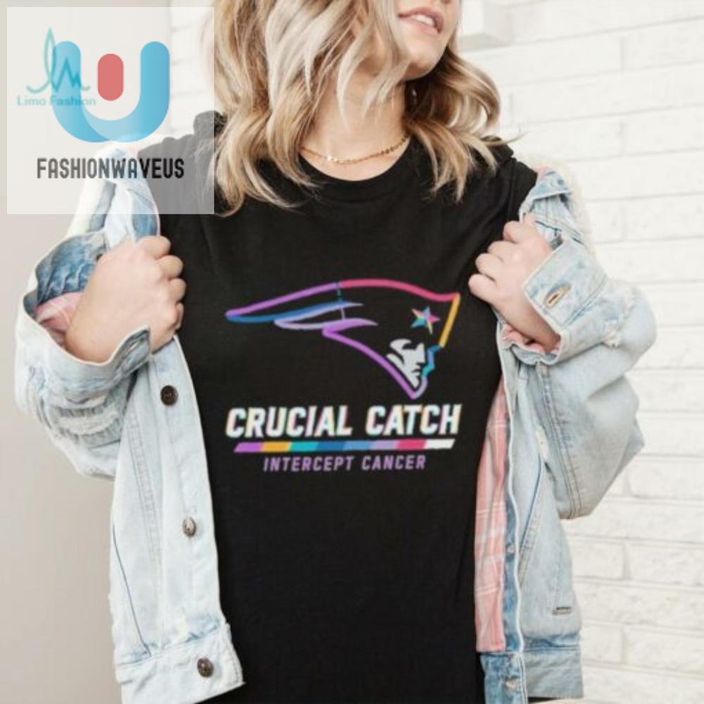 Design New England Patriots 2024 Crucial Catch Intercept Cancer Awareness T Shirt 