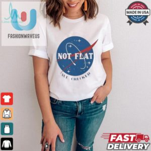 Not Flat We Checked Logo T Shirt fashionwaveus 1 1