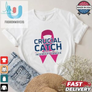 Crucial Catch Intercept Cancer Pink Ribbon T Shirt fashionwaveus 1 3