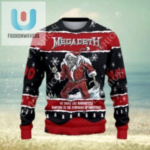 Megadeth Dance Like Marionettes Sway Symphony Of Christmas Ugly Sweater Jumper Printed fashionwaveus 1 1