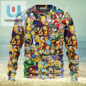 The Simpsons Ugly Christmas Sweaters fashionwaveus 1 1