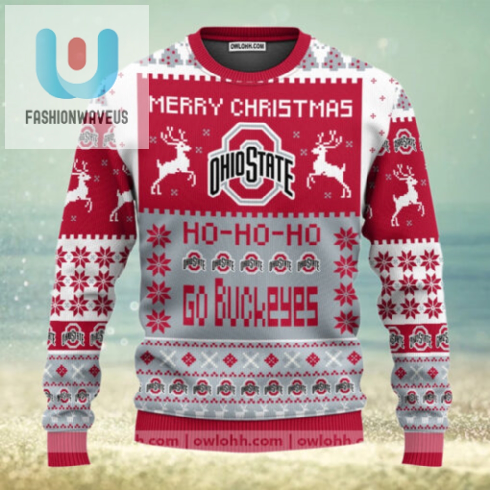 Ohio State Buckeyes Merry Christmas Ugly Christmas Sweaters 