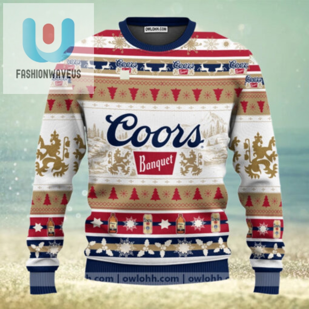 Coors Banquet Merry Christmas Ugly Christmas Sweaters 