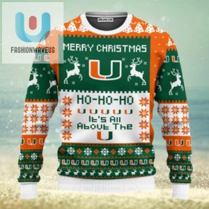 Miami Hurricanes Merry Christmas Ugly Christmas Sweaters fashionwaveus 1 1