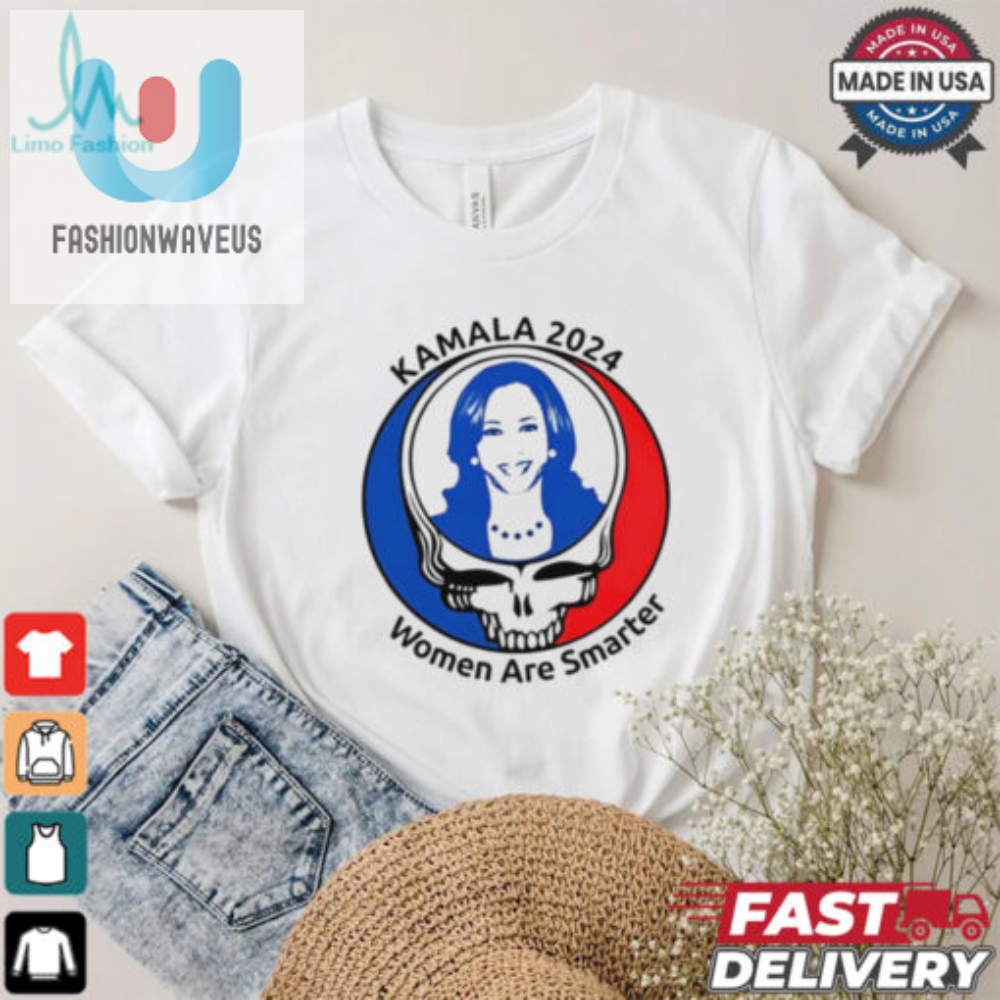 Kamala Harris Grateful Dead 2024 Women Are Smarter Shirt 