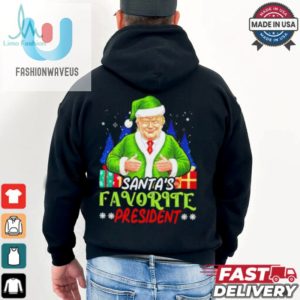 Santas Favorite President Funny Trump Christmas Shirt fashionwaveus 1 2