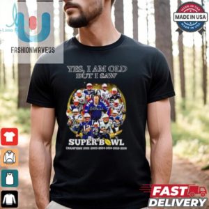 New England Patriots Yes I Am Old But I Saw Super Bowl Champions 6 Times Signature Shirt fashionwaveus 1 1