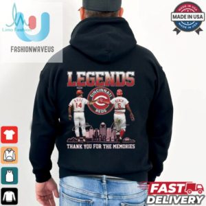 Legends Reds Pete Rose Johnny Bench Thank You For The Memories Shirt fashionwaveus 1 2