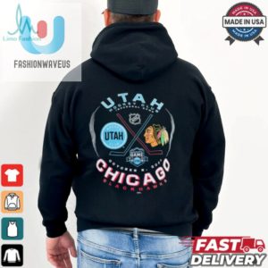 Utah Hockey Club Inaugural Game Chicago Blackhawks 2024 Nhl Shirt fashionwaveus 1 2