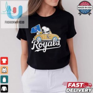 Snoopy Driving Car Lets Go Kansas City Royals Mlb Playoff Shirt fashionwaveus 1 3