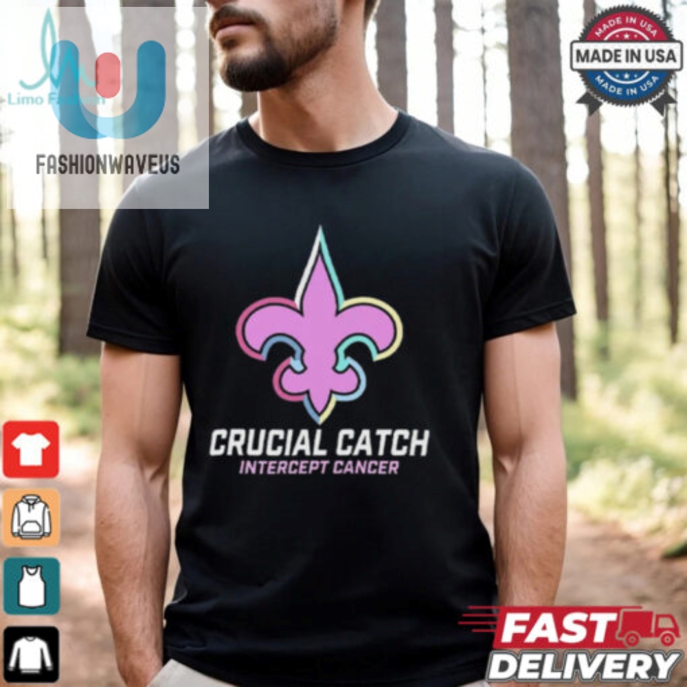 Saints Crucial Catch Intercept Cancer Shirt 