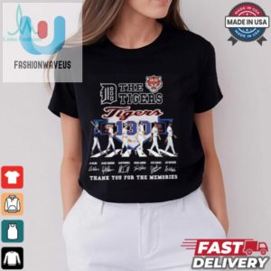 The Detroit Tigers 130 Years 1894 2024 Thank You For The Memories Signatures Shirt fashionwaveus 1 3