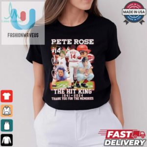 Nice The Hit King Pete Rose 1941 2024 Thank You For The Memories Signature Shirt fashionwaveus 1 3