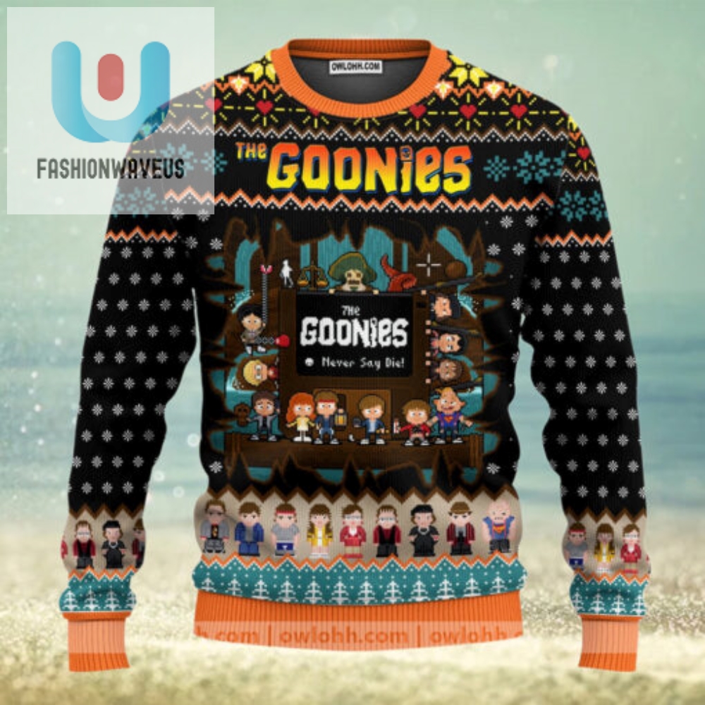 Goonies 1985 Movie Ugly Christmas Sweaters 