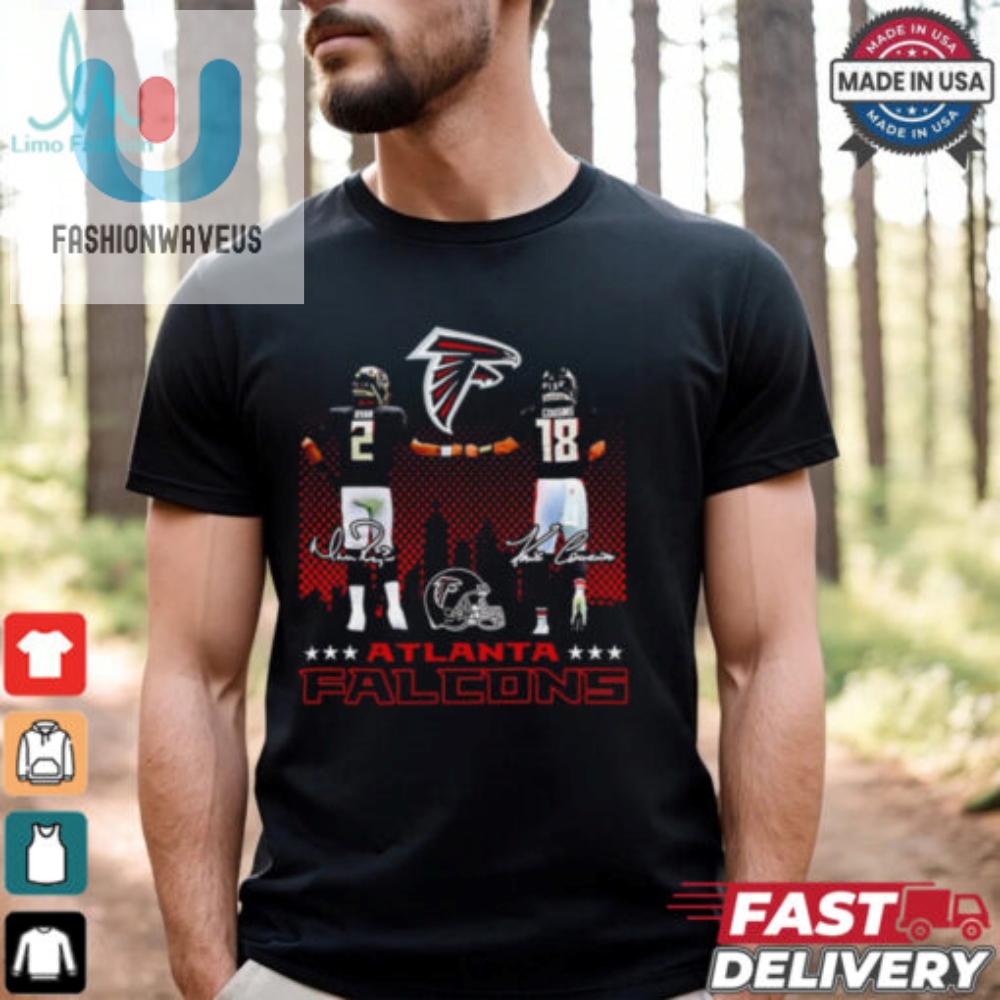 Atlanta Falcons Matt Ryan And Kirk Cousins Signature 2024 Shirt 