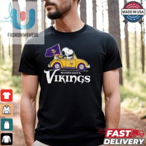 Minnesota Vikings Snoopy Road Trip T Shirt fashionwaveus 1 2