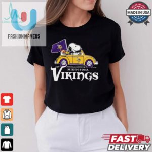 Minnesota Vikings Snoopy Road Trip T Shirt fashionwaveus 1 3