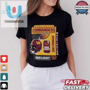 Washington Commanders Black Bud Light Logo T Shirt fashionwaveus 1 3