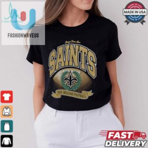 Orleans Saints Stoney Clover Lane X 47 Black Glitter Rocker Retro Tubular T Shirt fashionwaveus 1 3