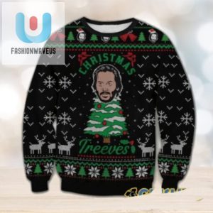 Keanu Reeves Christmas Funny Ugly Sweater fashionwaveus 1 1