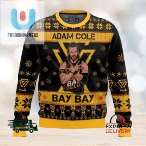 Adam Cole Bay Bay Adam Cole Ugly Christmas Sweater fashionwaveus 1 1