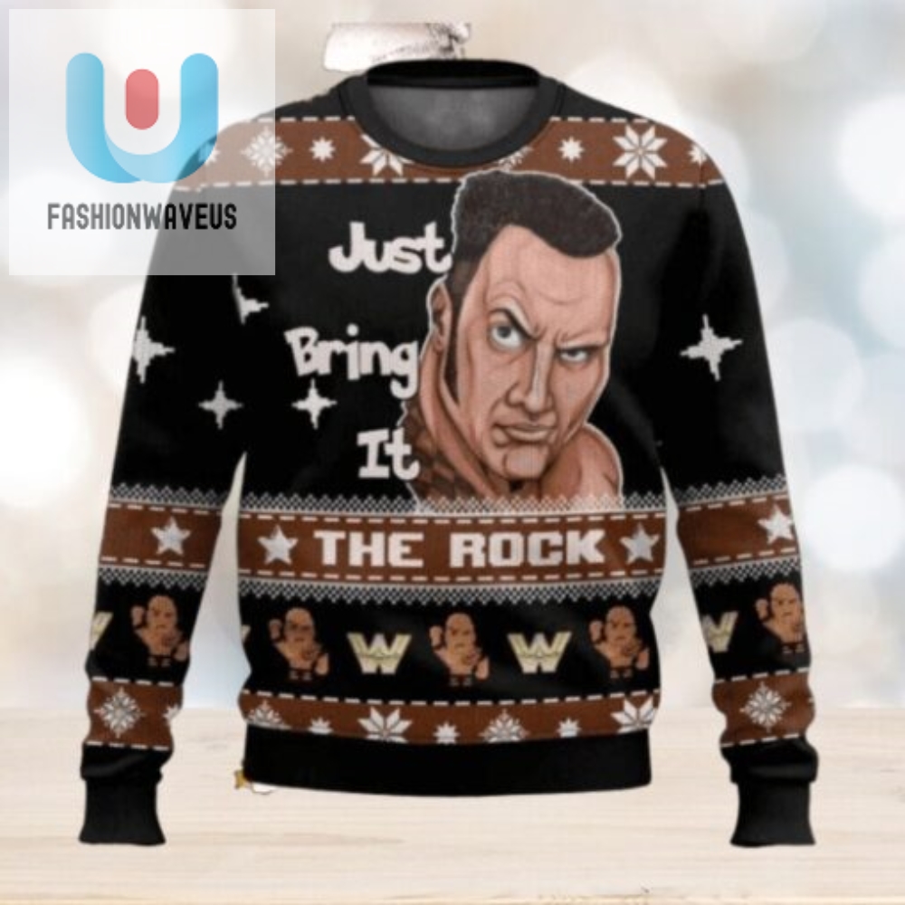 The Rock Just Bring It Ugly Christmas Sweater 