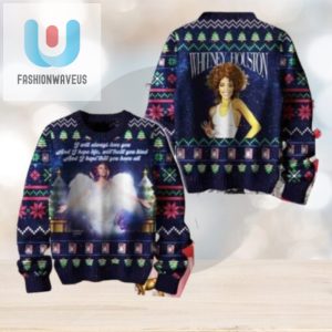 Whitney Houston I Will Always Love You Christmas Sweater Chirstmas Gifts 2024 Xmas For Family And Friends Ugly Sweater fashionwaveus 1 1