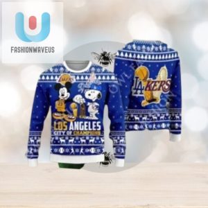 Mickey And Snoopy La City Of Champions Ugly Sweater fashionwaveus 1 1