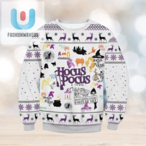 White Make Me Sick Hocus Pocus Ugly Christmas Sweater fashionwaveus 1 1