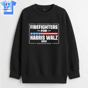 Firefighters For Harris Walz 2024 Tshirt fashionwaveus 1 3