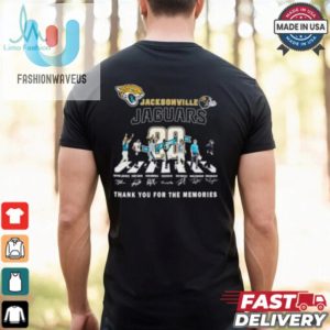 Jacksonville Jaguars Walking Across Thank You For The Memories Signatures Shirt fashionwaveus 1 3