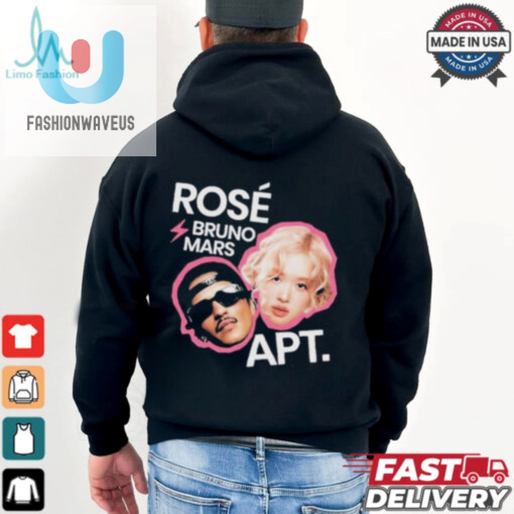 Official Rosé And Bruno Mars Apt Bootleg T Shirt 