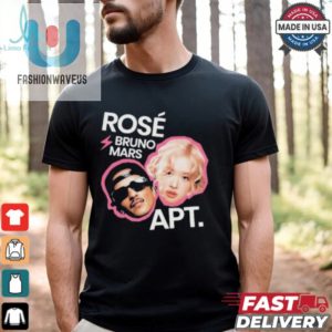 Official Rose And Bruno Mars Apt Bootleg T Shirt fashionwaveus 1 2