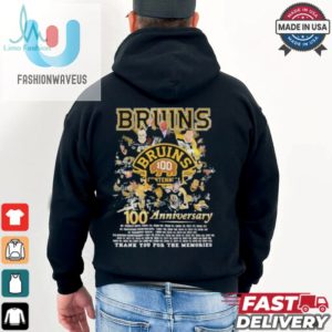 Boston Bruins 100Th Anniversary 1924 2024 Thank You For The Memories Shirt fashionwaveus 1 1