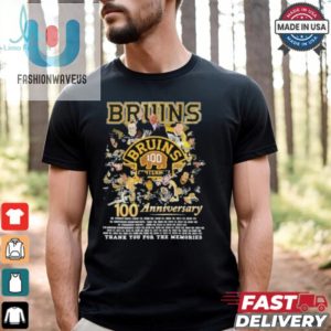 Boston Bruins 100Th Anniversary 1924 2024 Thank You For The Memories Shirt fashionwaveus 1 2