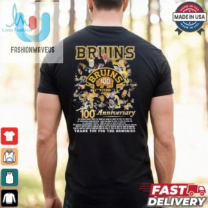 Boston Bruins 100Th Anniversary 1924 2024 Thank You For The Memories Shirt fashionwaveus 1 3