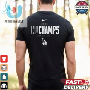 Official Los Angeles Dodgers Nike 2024 National League Champions Logo T Shirt fashionwaveus 1 3