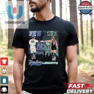 New York Yankees Aaron Judge X New York Liberty Sabrina Ionescu Signatures Shirt fashionwaveus 1 2