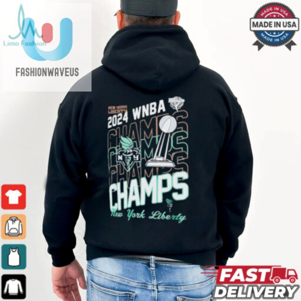 New York Liberty New Era 2024 Wnba Finals Champions Shirt 