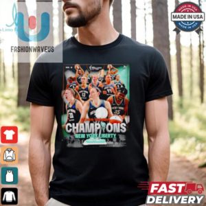 New York Liberty Champions 2024 Wnba Shirt fashionwaveus 1 2