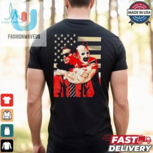 Ice Nine Kills X Terrifier A Work Of Art Embrace Usa Flag Shirt fashionwaveus 1 3