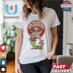 Official Grinch And Max San Francisco 49Ers Merry Christmas 2024 Shirt fashionwaveus 1 3