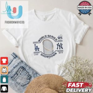 Official Los Angeles Dodgers Vs. New York Yankees 2024 World Series Matchup Changeup Matchup T Shirt fashionwaveus 1 2