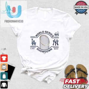 Official Los Angeles Dodgers Vs. New York Yankees 2024 World Series Matchup Changeup Matchup T Shirt fashionwaveus 1 3