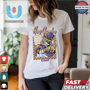 Official Hog Gumbo Made Fresh Daily Lsu Tigers Vs Arkansas Razorbacks Graphic T Shirt fashionwaveus 1 3