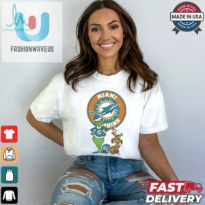 Official Grinch And Max Miami Dolphins Merry Christmas 2024 Shirt fashionwaveus 1 5