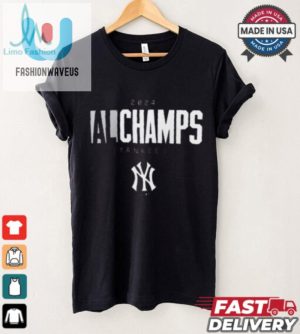 Official New York Yankees Mlb Baseball 2024 American League Champions Logo T Shirt fashionwaveus 1 2