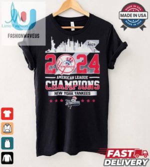 Official 2024 American League Champions New York Yankees T Shirt fashionwaveus 1 2