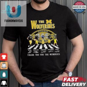 Official Michigan Wolverines Thank You For The Memories Of 145 Years The Wolverines T Shirt fashionwaveus 1 3