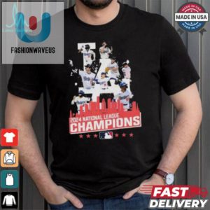 Official 2024 National League Champions Los Angeles Dodgers Shirt fashionwaveus 1 3